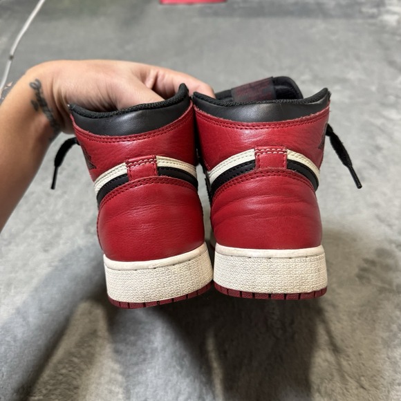Nike Air Jordan 1 Retro High Bred Toe Size 4Y (Size 5.5 Women's) no box - Picture 5 of 12